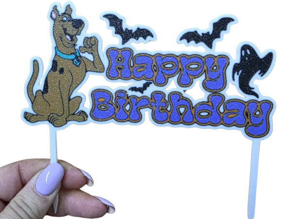 Scooby Doo Happy Birthday cake topper