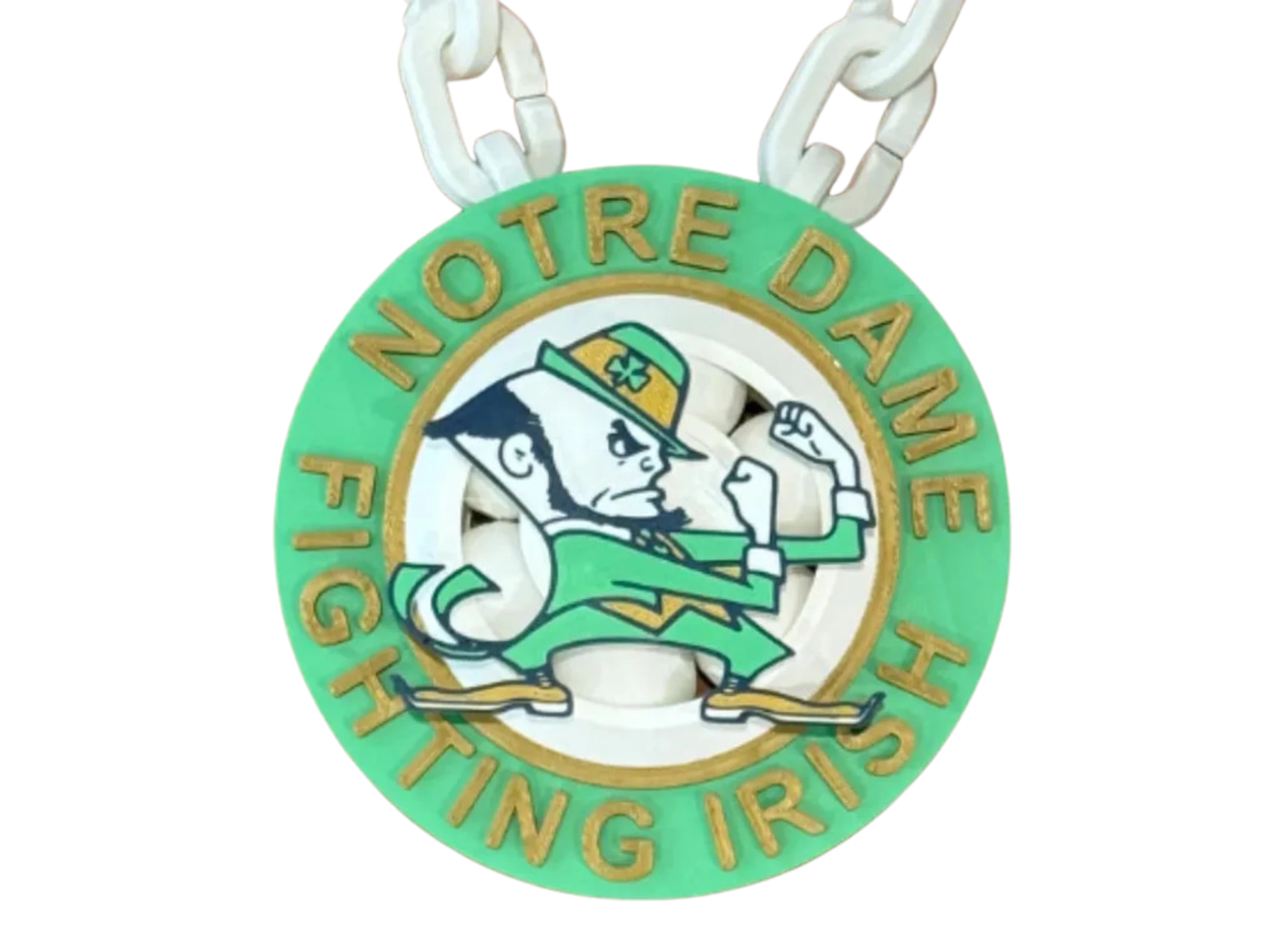 Notre Dame Alt Logo Spinner Chain