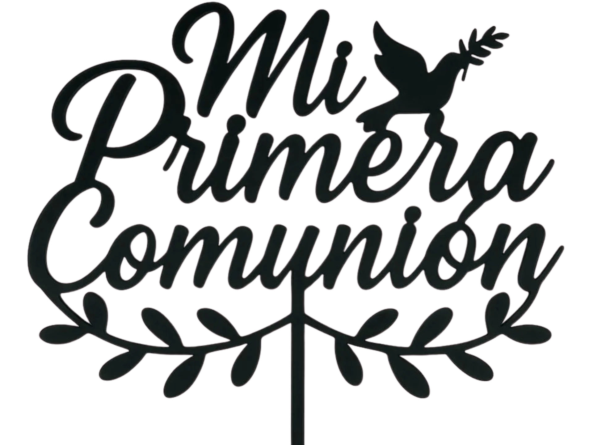 TOPPER 'MY FIRST COMMUNION' + PERSONALIZED TOPPER