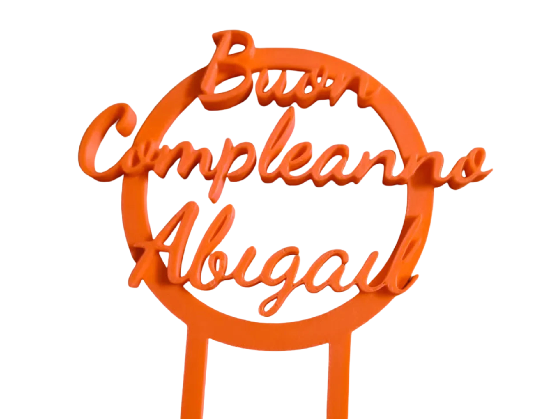 Abigail birthday topper
