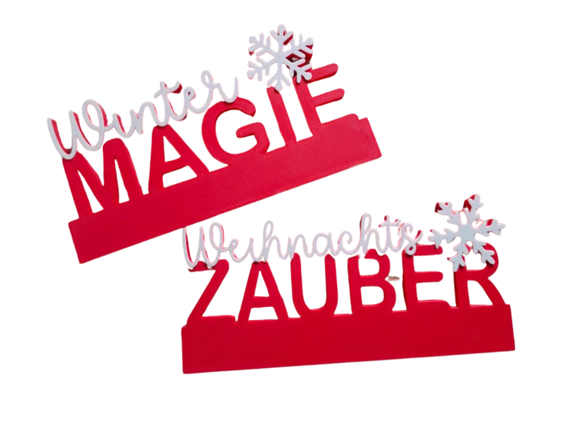 Winter Magic Christmas Charm Block Holder