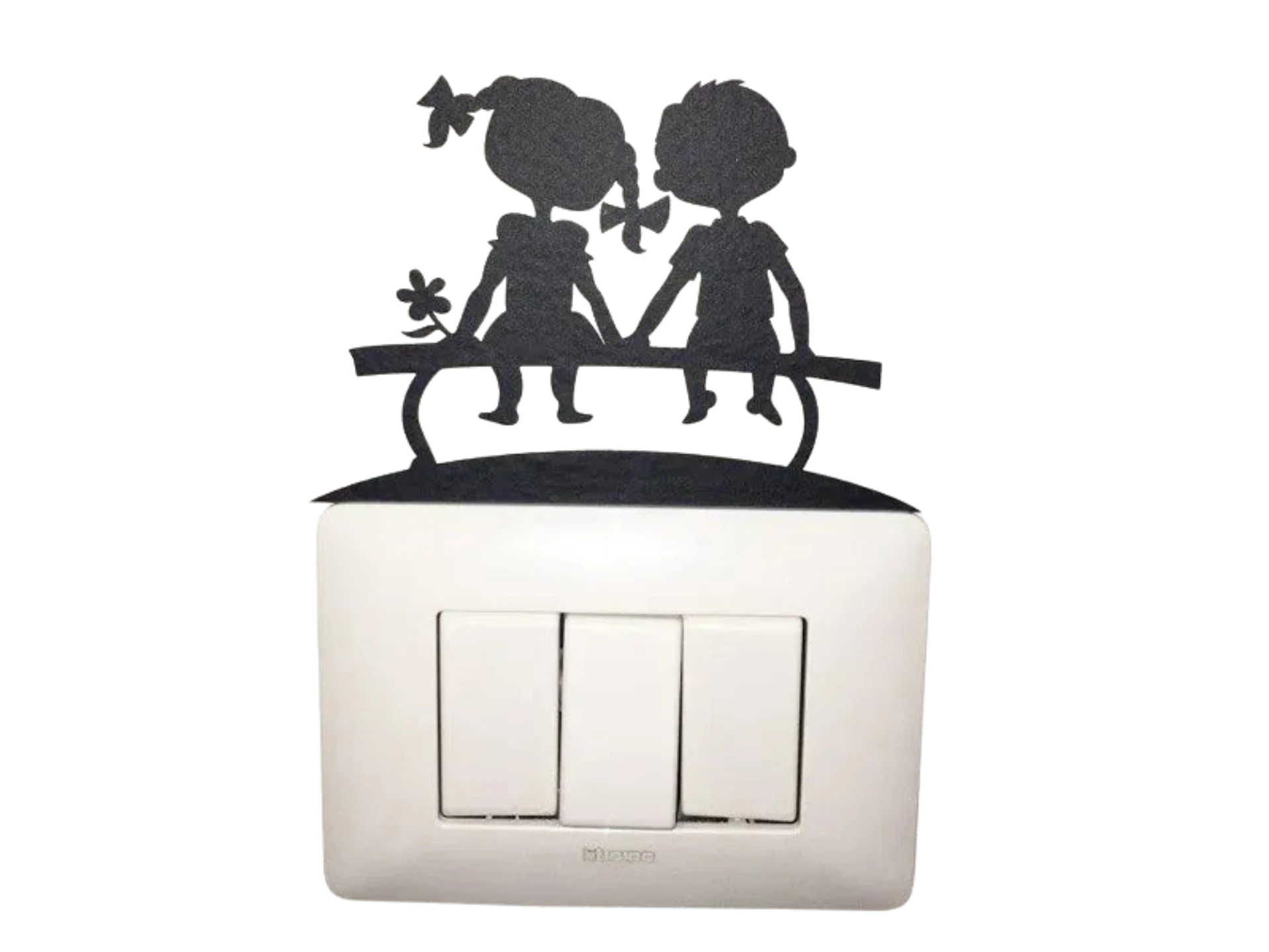 Children's decoration sitting on a bench