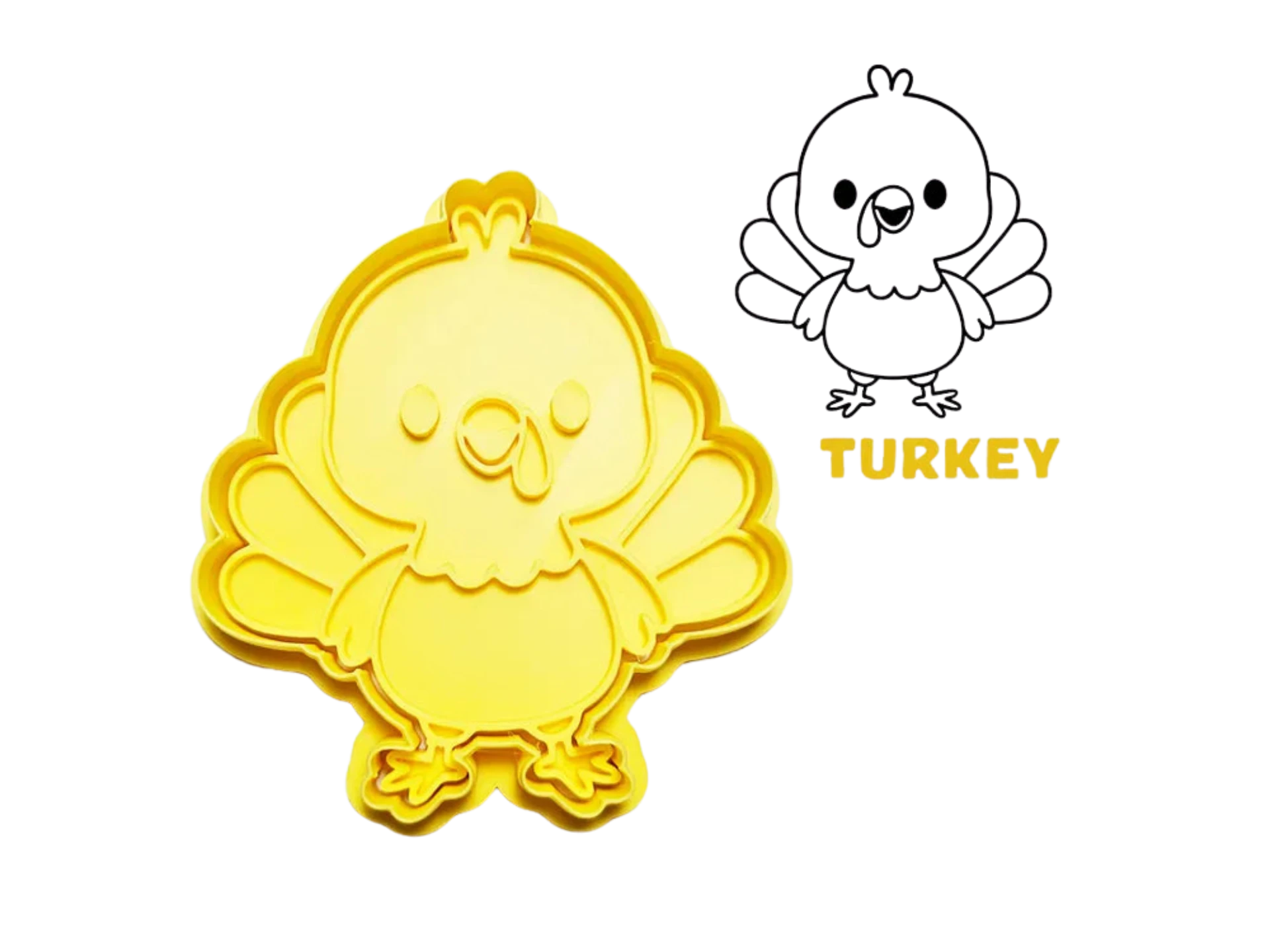 Turkey Cookie Cutter / Stamp