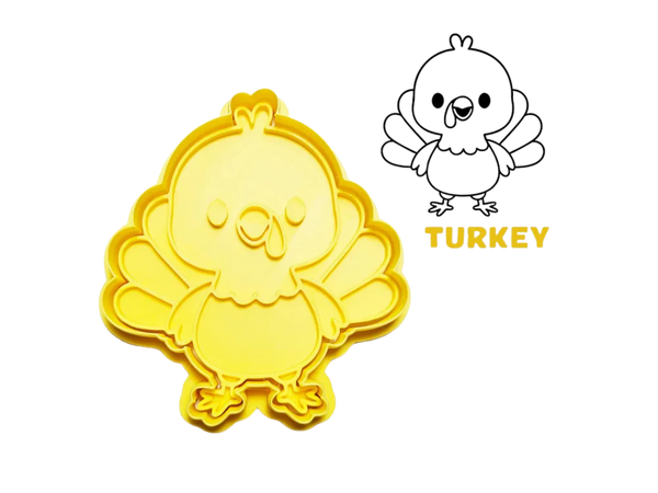 Turkey Cookie Cutter / Stamp