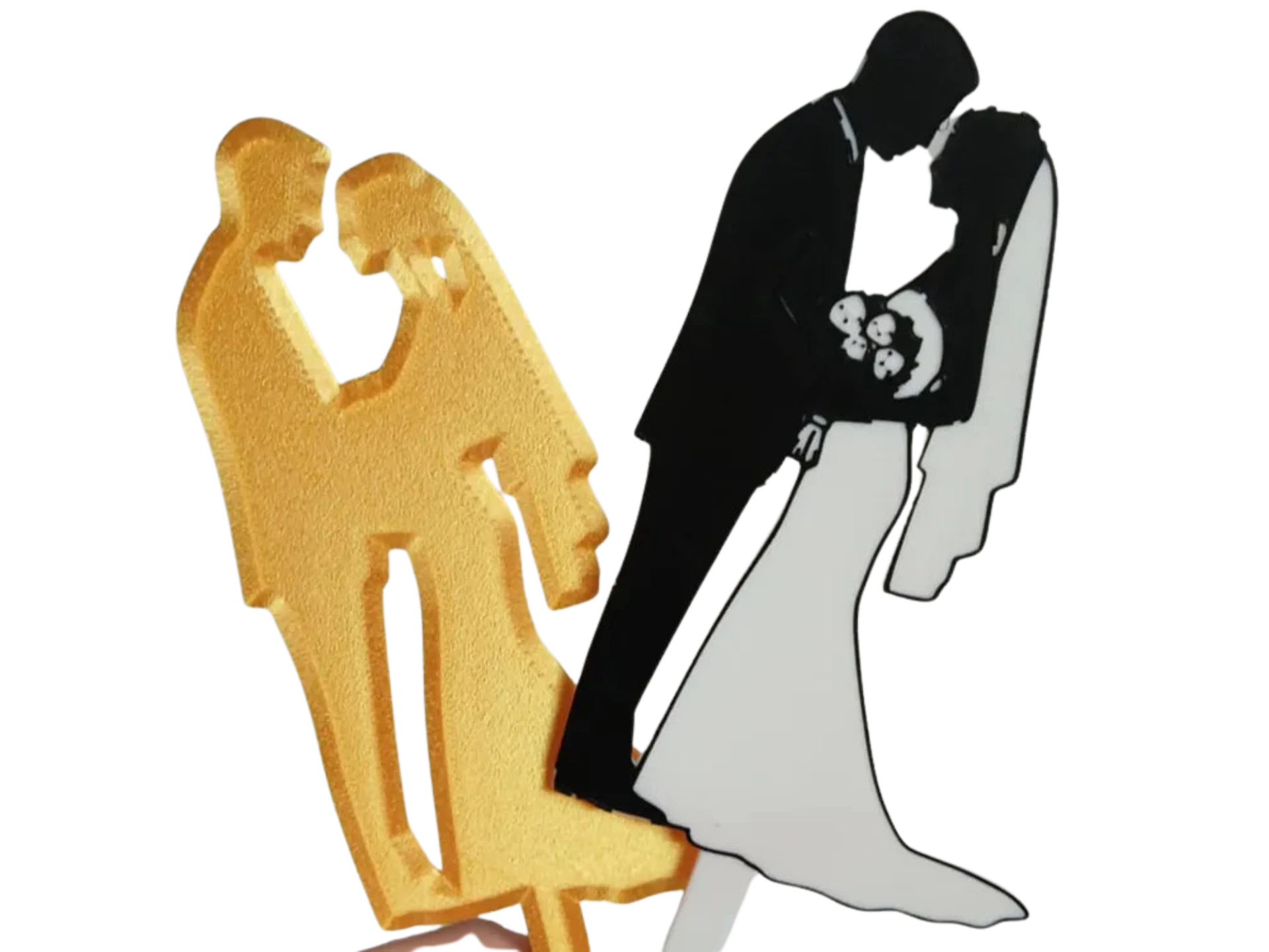 Wedding couple cake topper