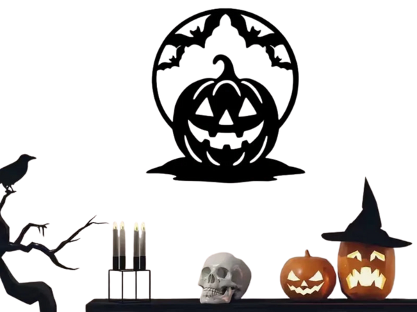 Halloween Silhouette Decoration – Pumpkin