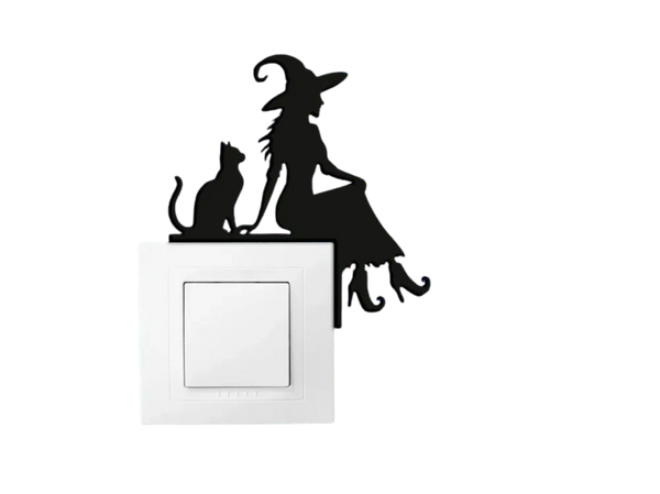 Corner Decoration - Witch and Cat