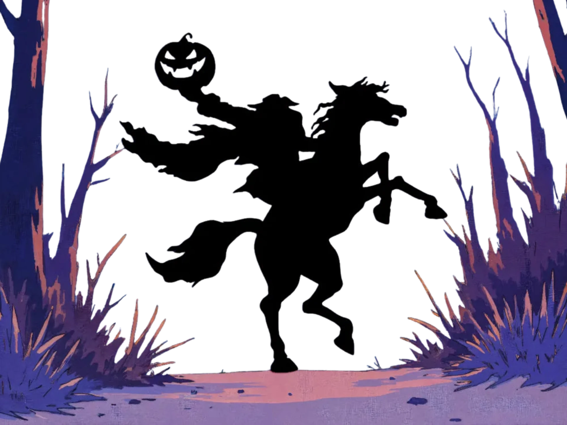 Headless Horseman - Halloween Silhouette