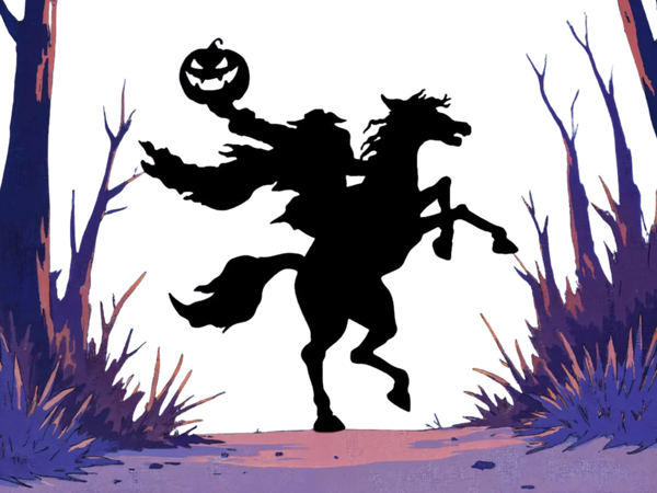 Headless Horseman - Halloween Silhouette
