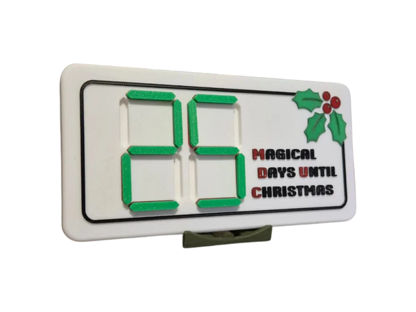 Christmas digital countdown with stand