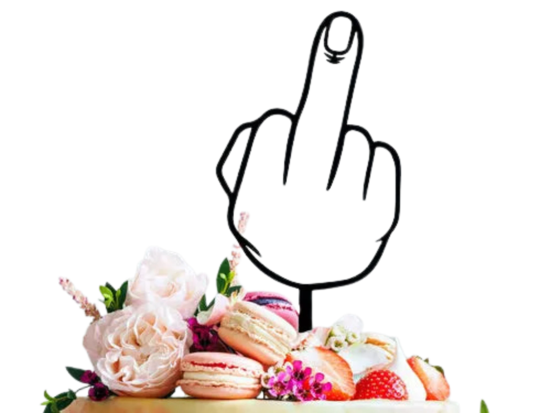 Third finger - Cake topper
