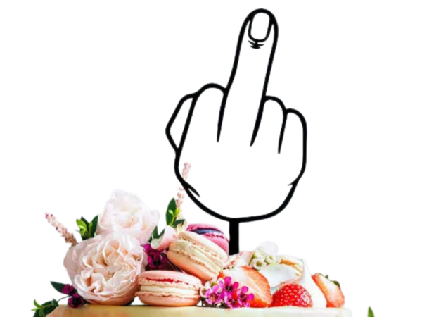 Third finger - Cake topper