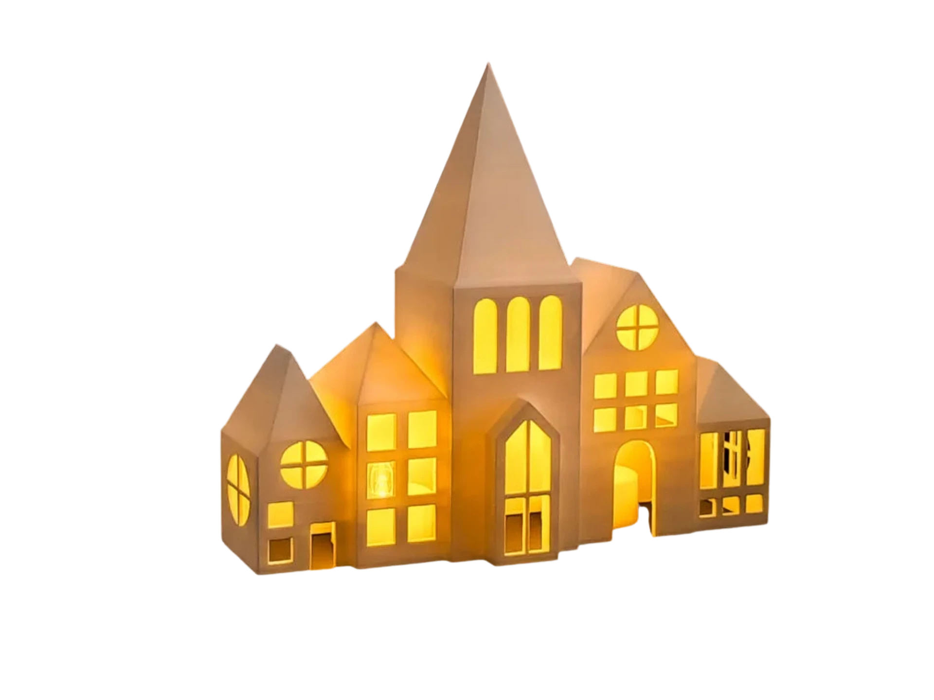 Christmas house LED tealight decor tealight holder