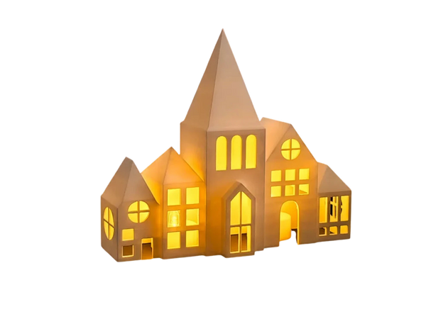Christmas house LED tealight decor tealight holder