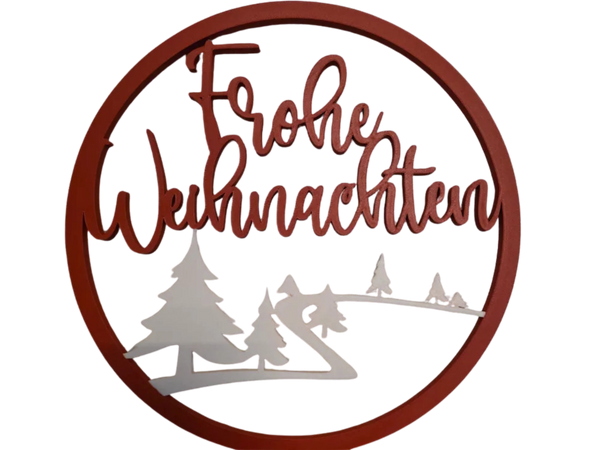 Merry Christmas Decoration Ring / Xmas Ring Decor