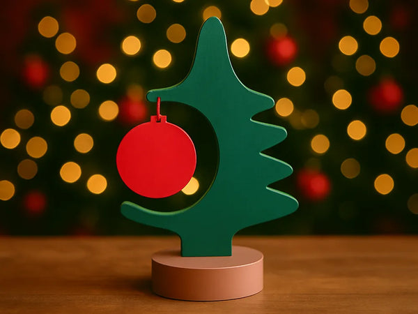 Christmas Tree with Hanging Bauble