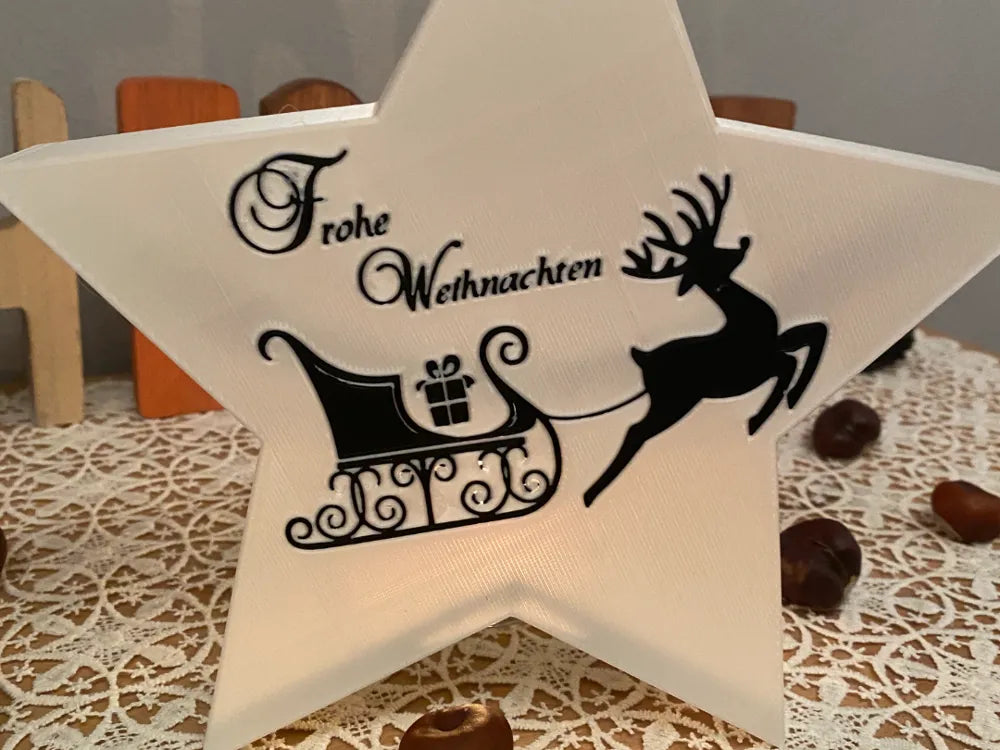 Star Merry Christmas Decoration LED Candle
