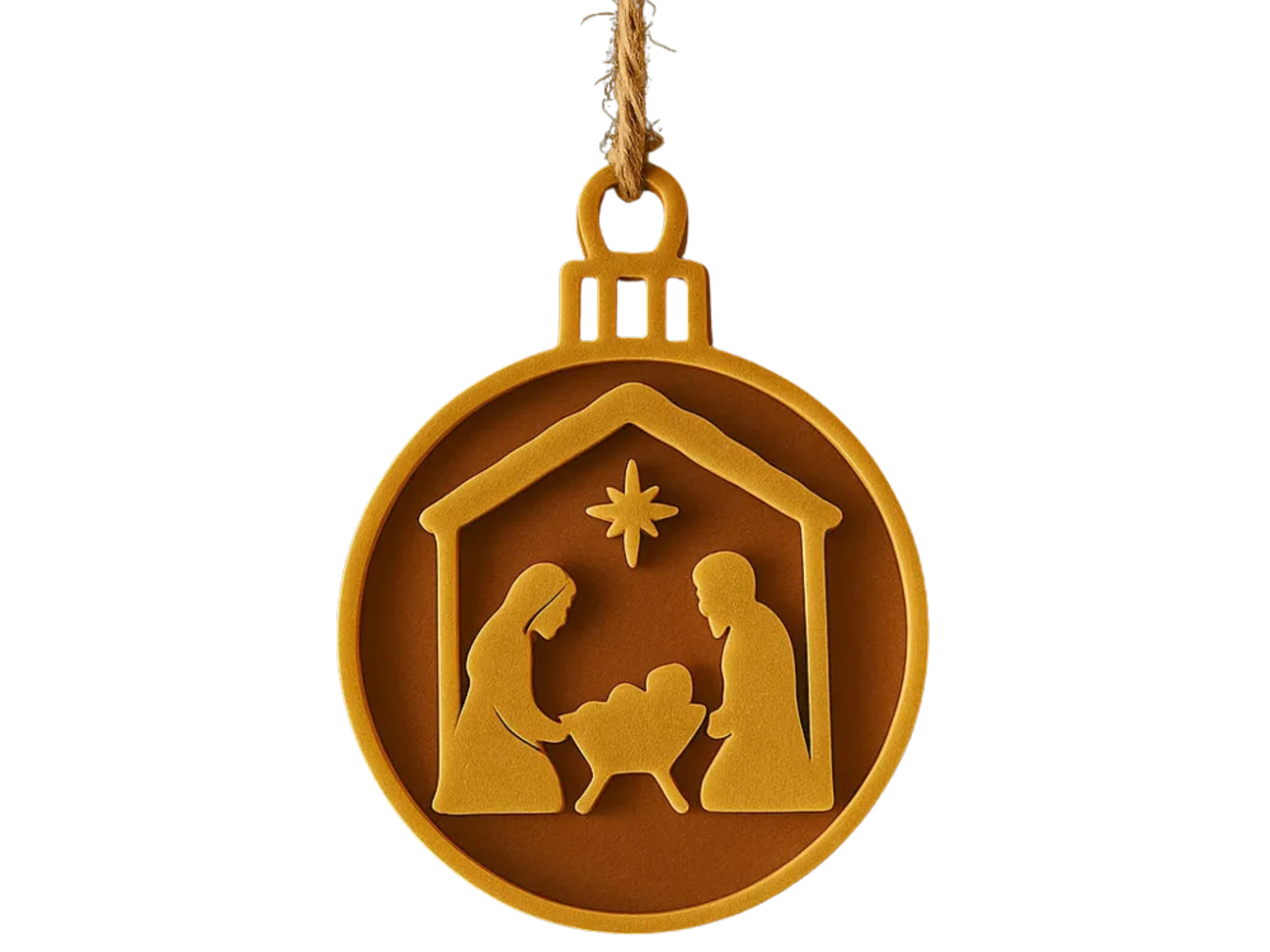 Nativity Scene Christmas Ornament