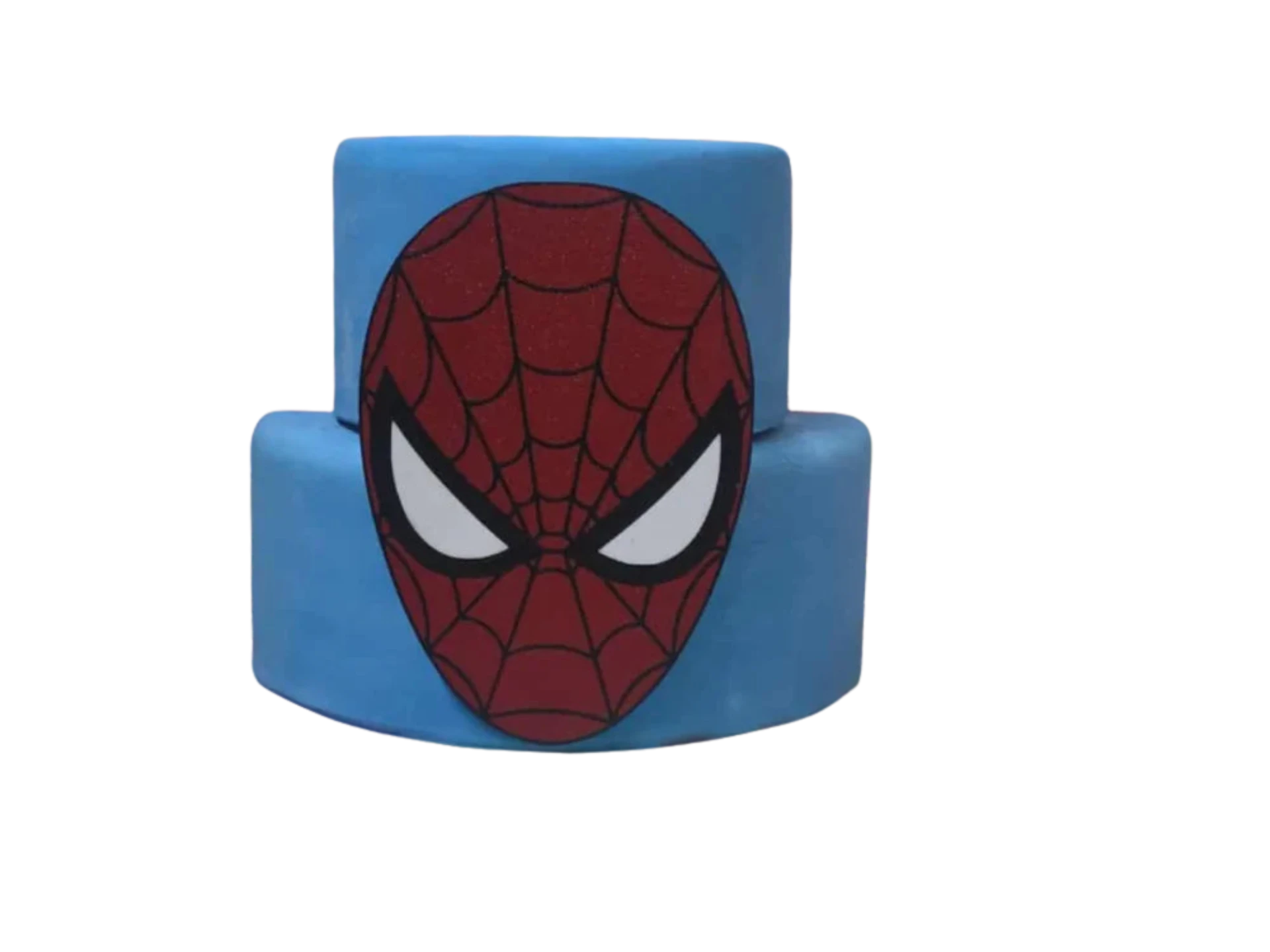 floating spiderman head cake topper