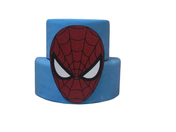 floating spiderman head cake topper