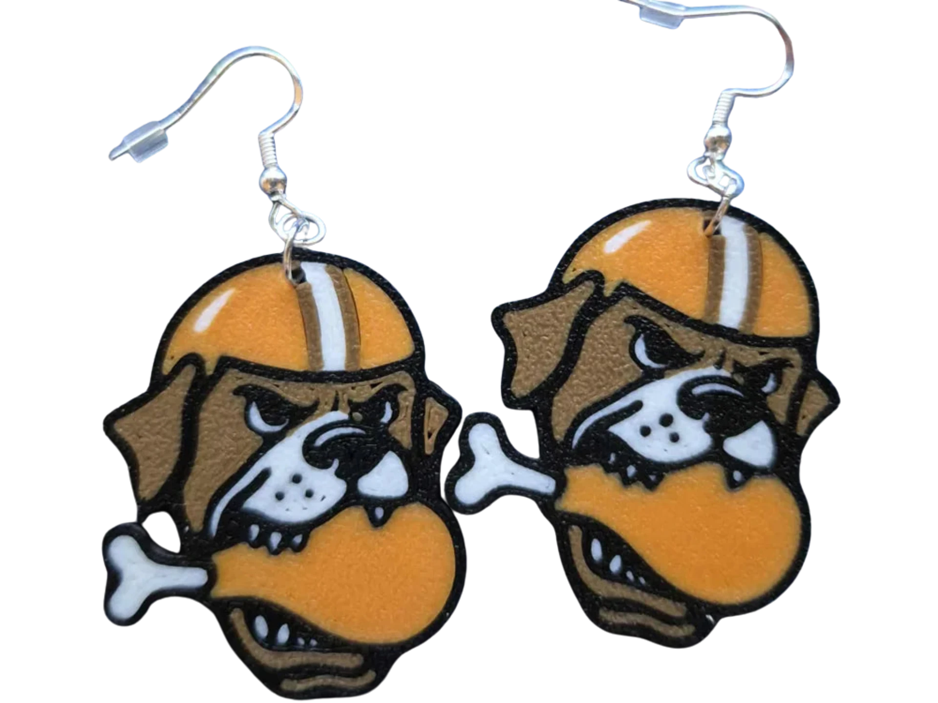 Browns Turkey Leg earrings