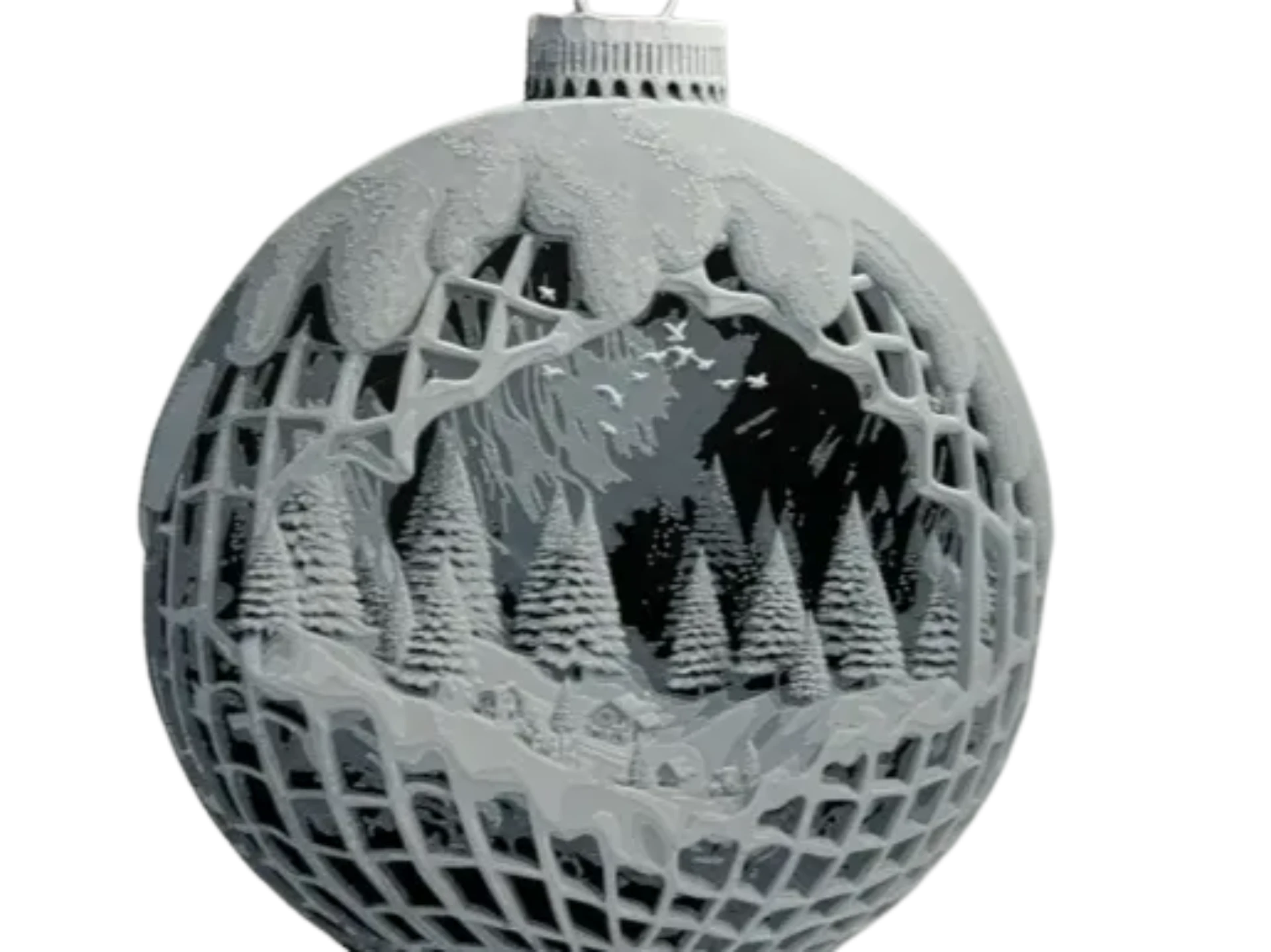 Christmas sphere x4 landscape