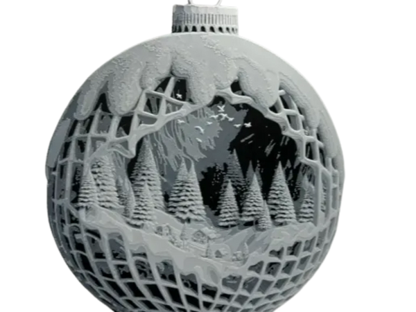 Christmas sphere x4 landscape