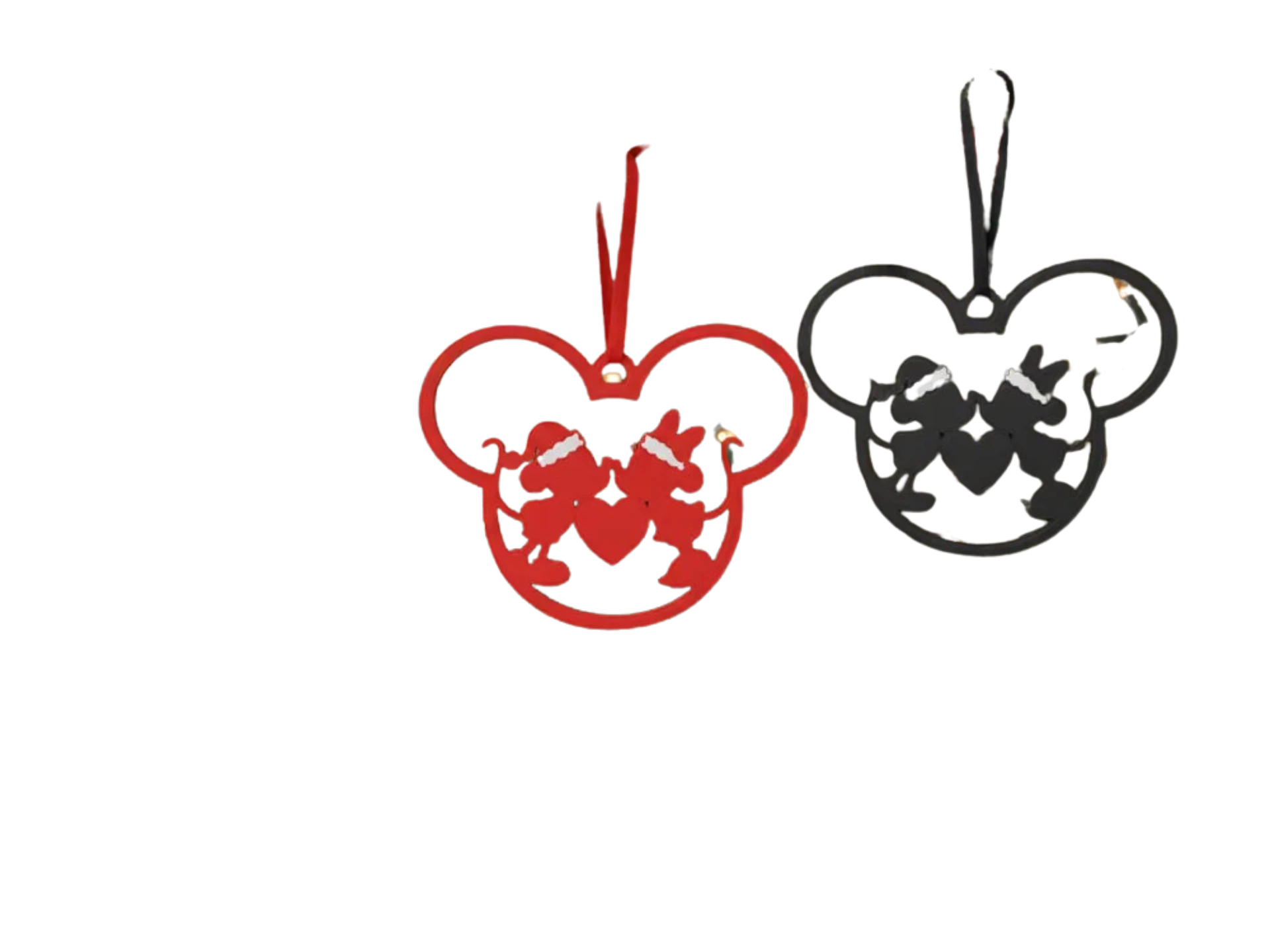 Christmas Decoration – Mickey & Minnie with Heart