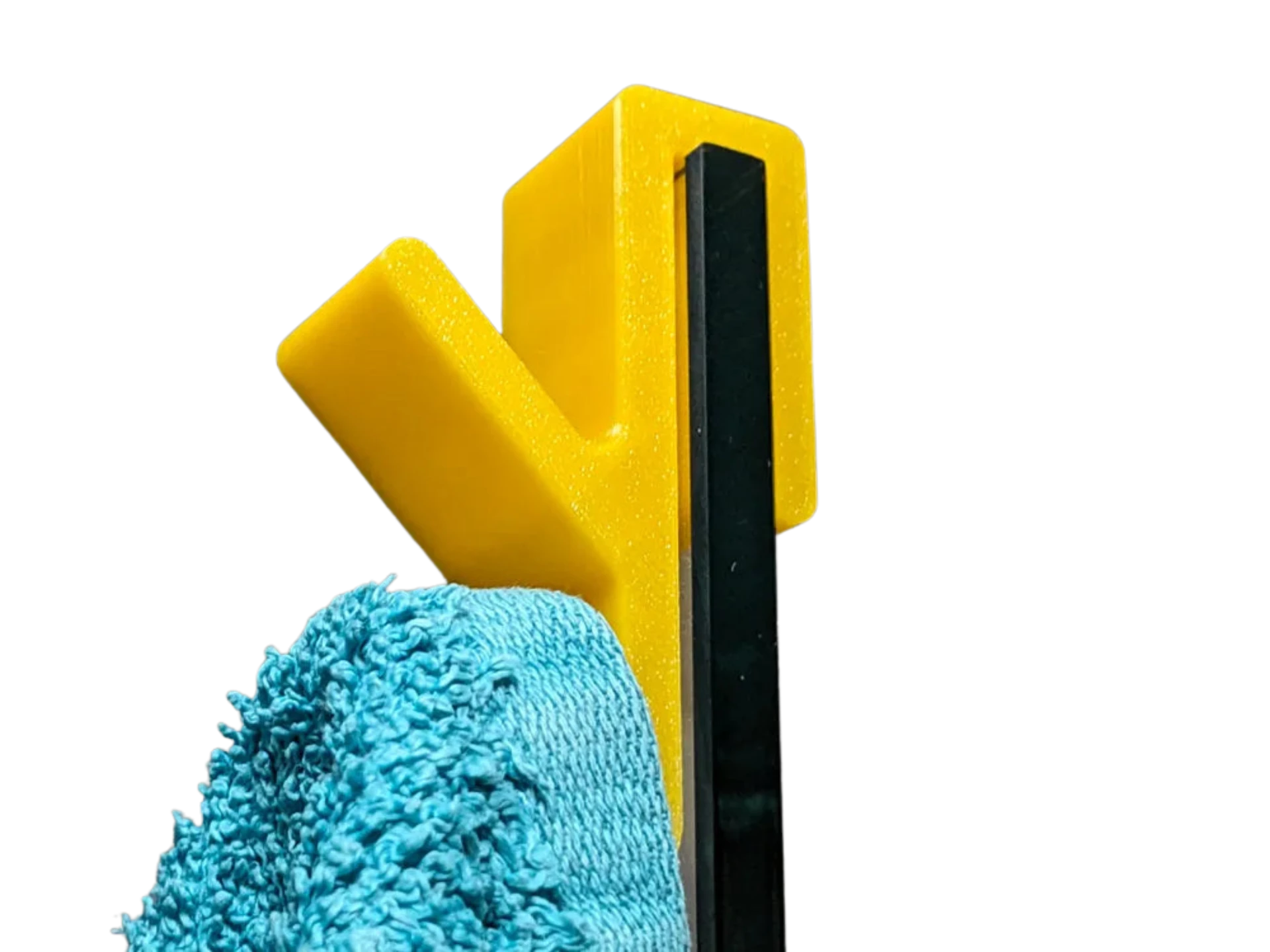 8mm 2 Hook Small Glass Shower Screen Towel Hanger