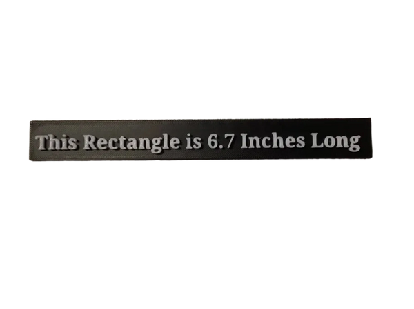 6.7 Inch Rectangle