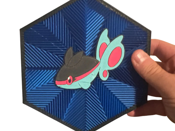 #456 Finneon Hex Wall Art