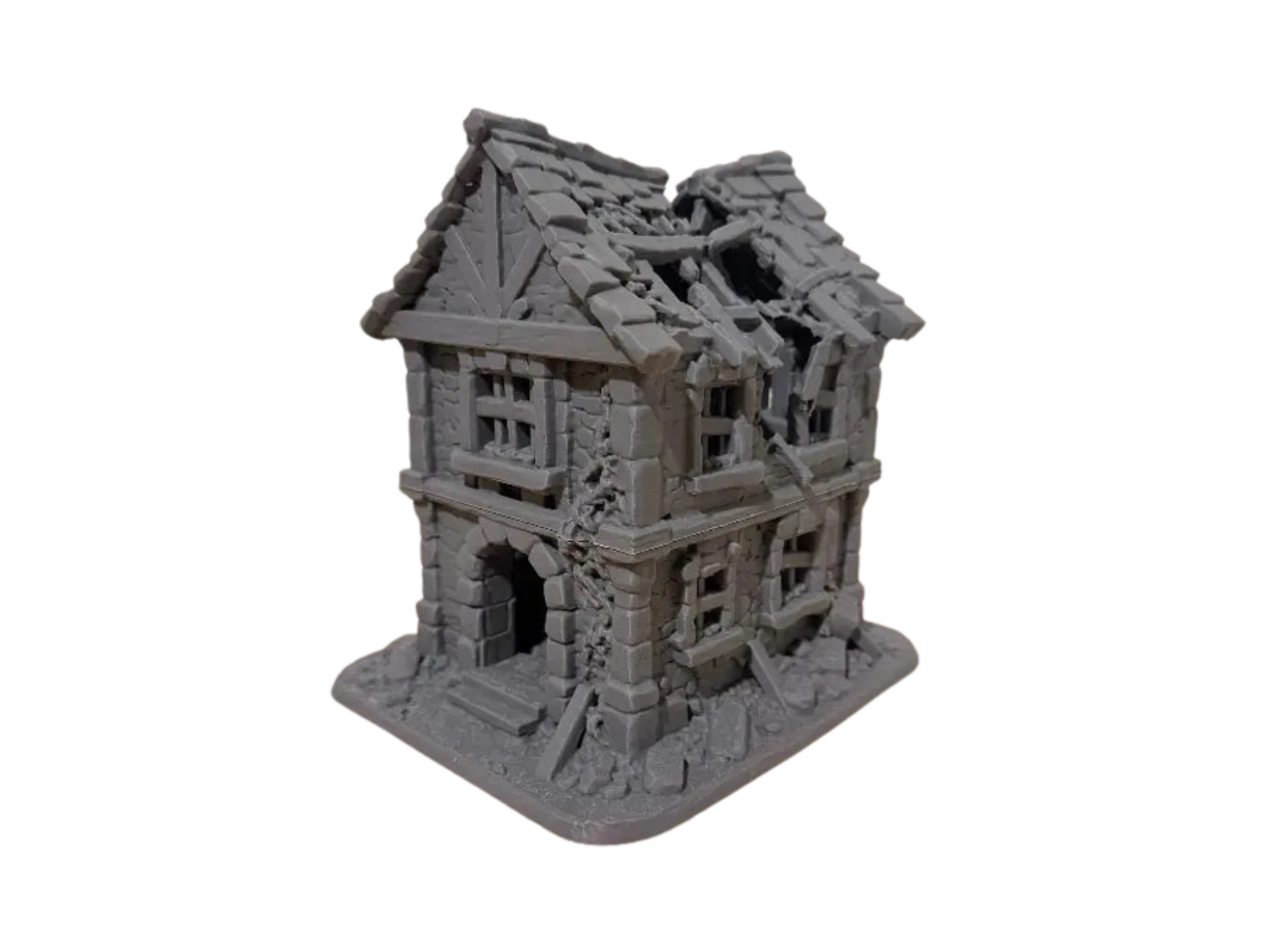 Ruined fantasy house - DND terrain