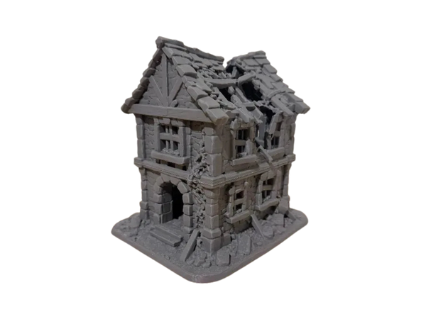 Ruined fantasy house - DND terrain