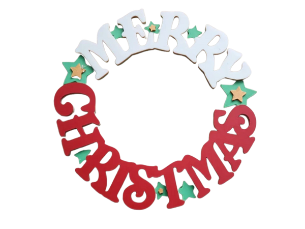 Merry Christmas Wreath