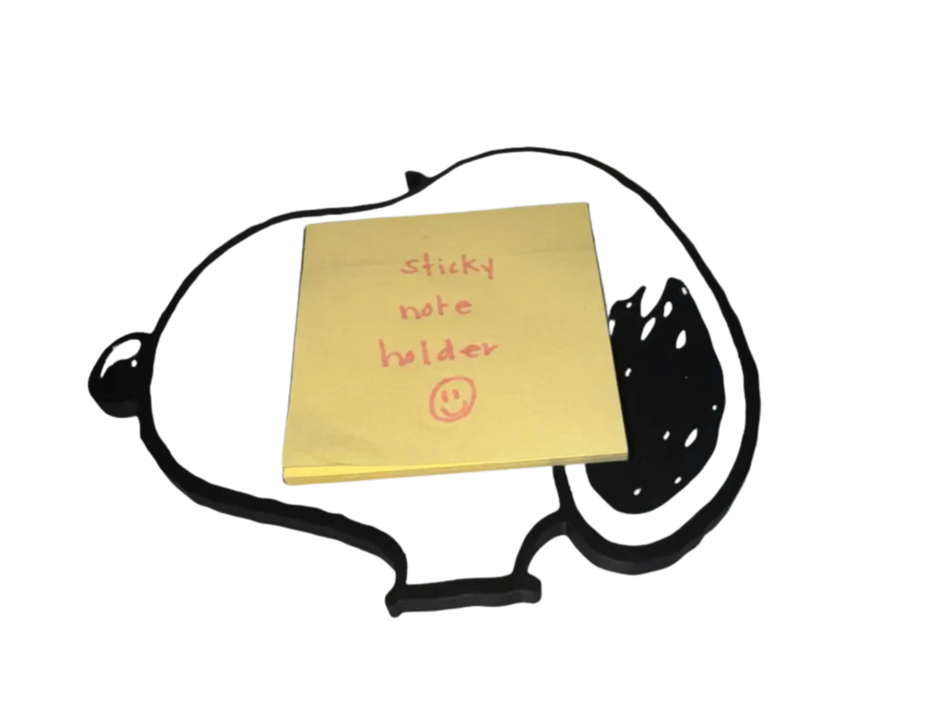Snoopy Sticky Note Holder