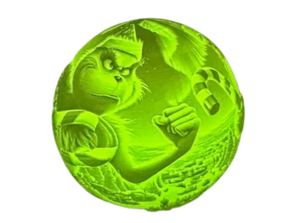 SantavsGrinch TeaLight Colored Base PrintbyObject Remixed