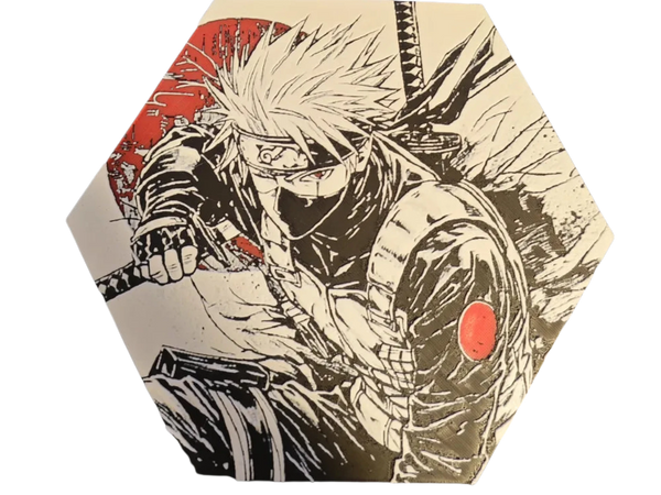 Hueforge Kakashi (Naruto) honeycomb mode
