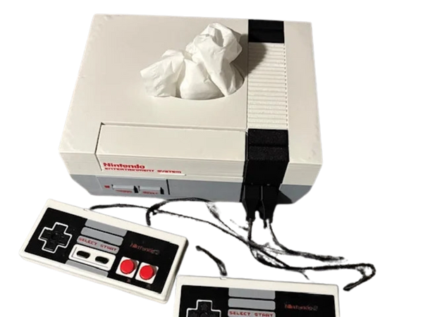 NES Kleenex Tissue Cover w/ Clicky Controllers