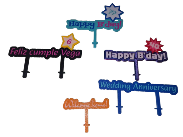 Happy Birthday topper & more (custom)