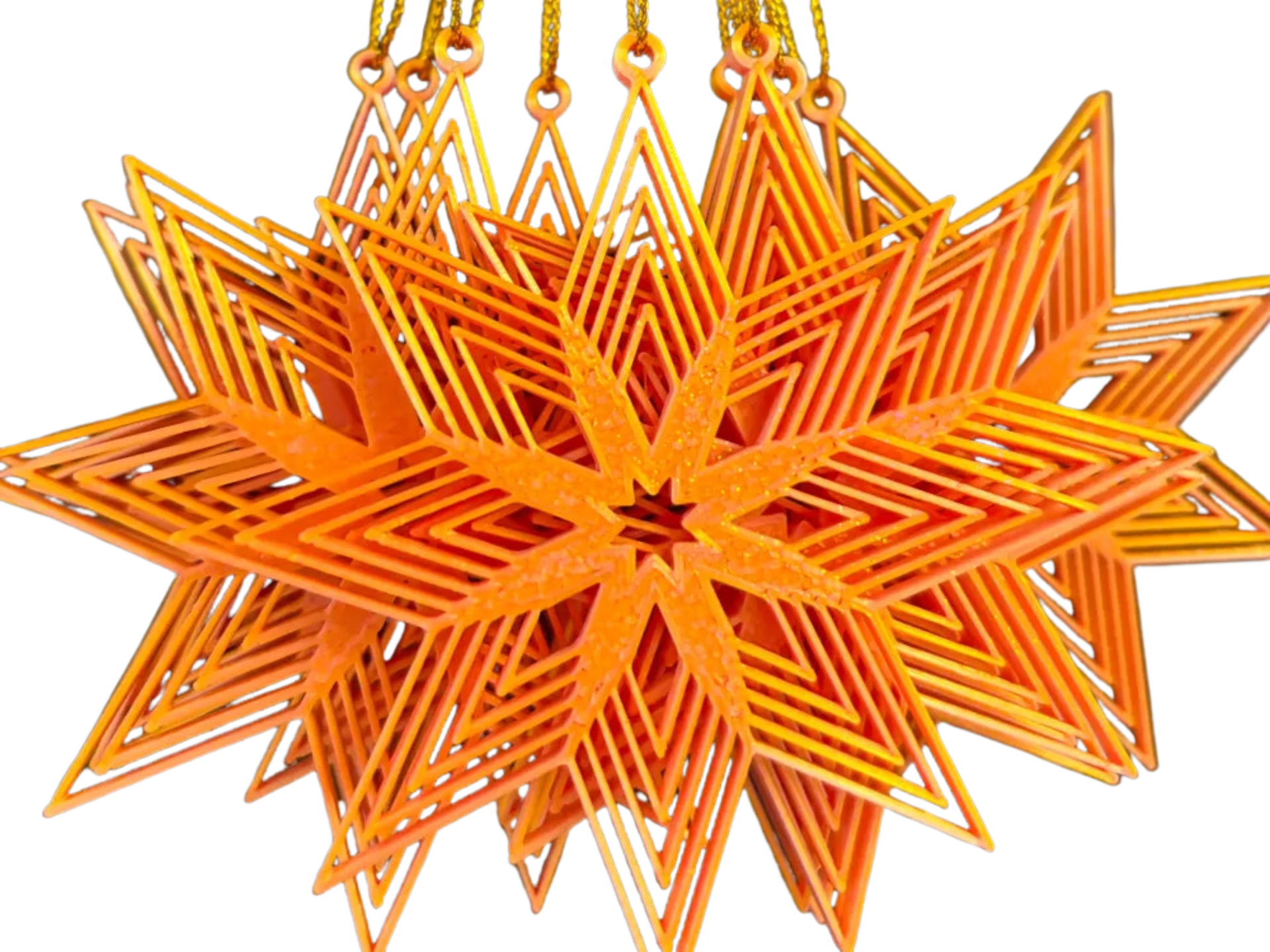 Christmas Star Decoration Hanging Remixed