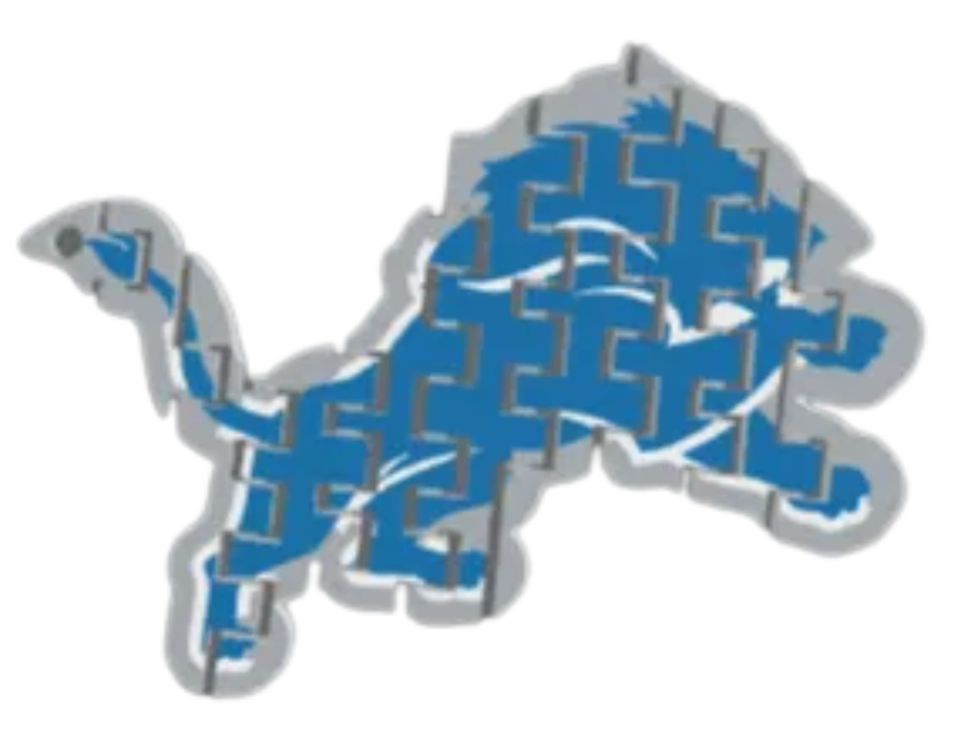 Detroit Lions flexi keychain