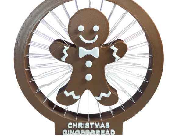 CHRISTMAS GINGERBREAD STRING ART