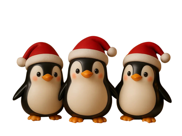 Christmas Penguin – Cozy Holiday Figurine