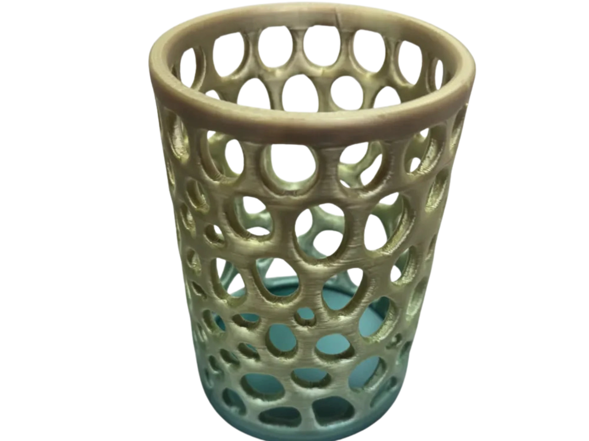 Pen Holder Cup - Voronoi