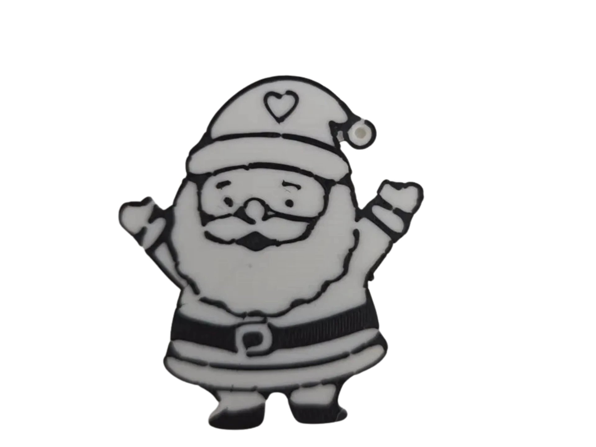 Santa keychain