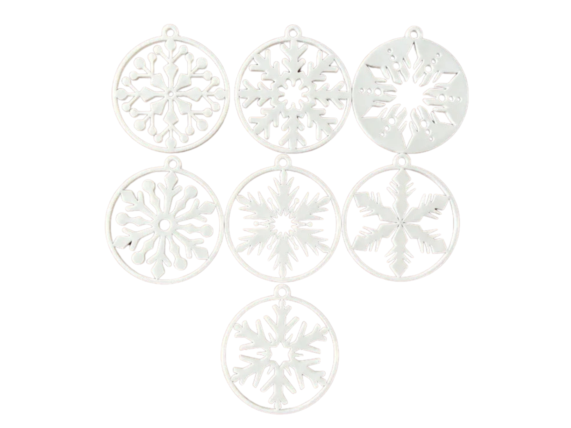 Christmas tree snowflakes Remixed