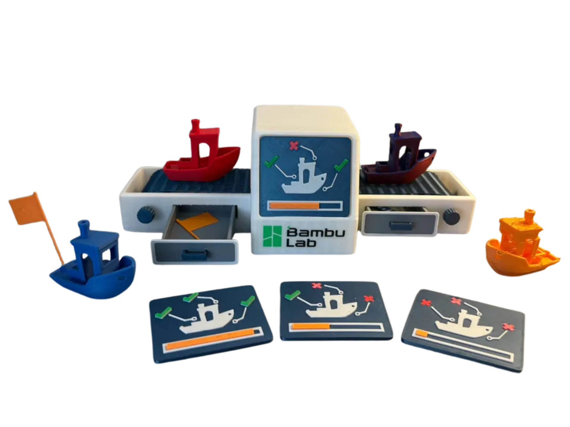 Benchy print quality scanner conveyor belt