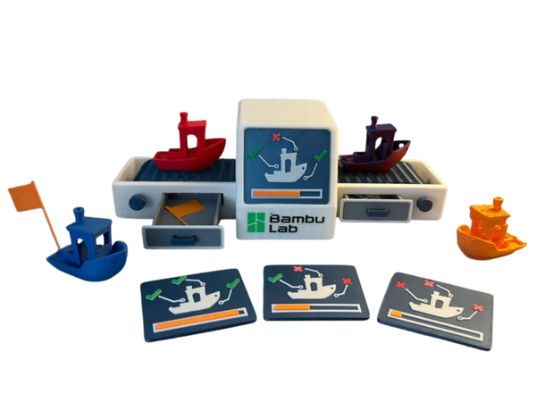 Benchy print quality scanner conveyor belt