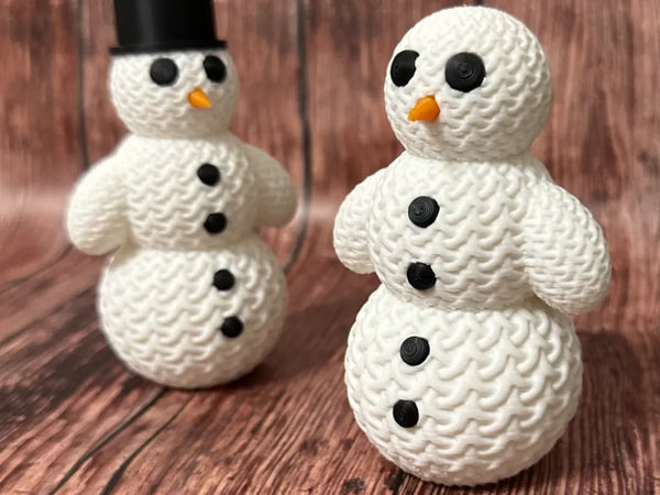 Cute Knitted Snowman