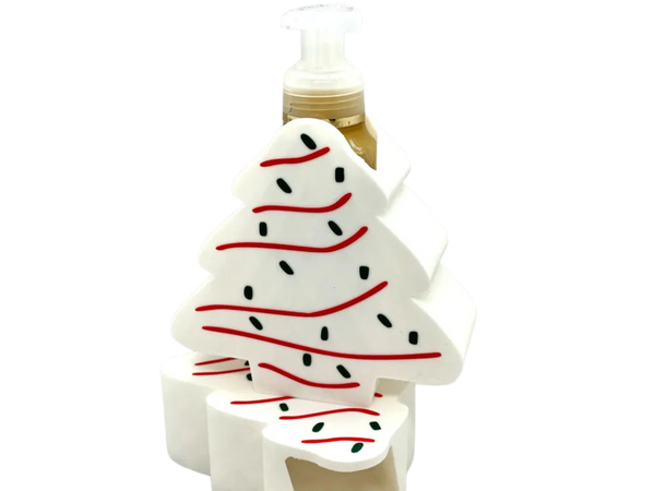 Christmas Tree Snack Cake B&BW Soap Bottle Holder